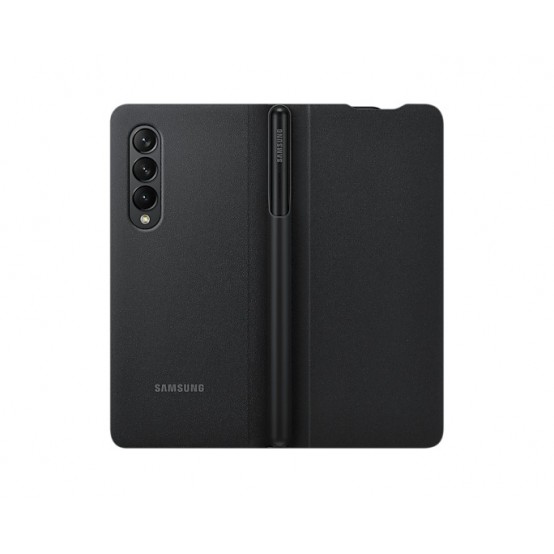 Husa Samsung Galaxy Z Fold3, Flip Cover cu S Pen, Black EF-FF92PCBEGEE