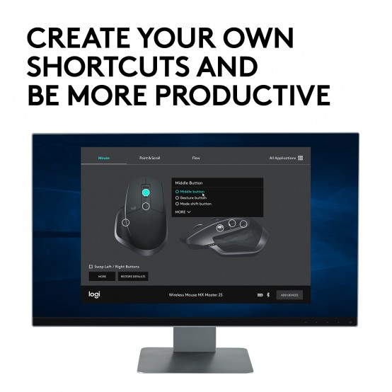 Mouse Logitech MX Master 2S 910-005139