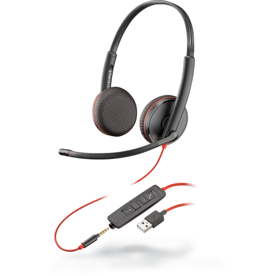 Casca Poly Plantronics Polycom Blackwire C3225 209747-201