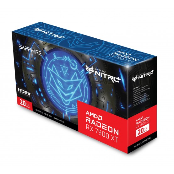 Placa video Sapphire NITRO+ AMD Radeon RX 7900 XT Vapor-X 20GB 11323-01-40G