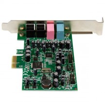 Placa de sunet StarTech.com 7.1 Channel Sound Card - PCI Express, 24-bit, 192KHz PEXSOUND7CH