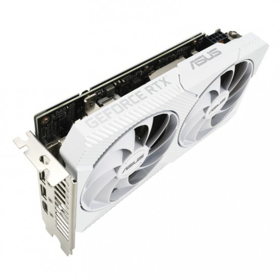 Placa video ASUS Dual GeForce RTX 3060 White OC Edition 8GB GDDR6 DUAL-RTX3060-O8G-WHITE