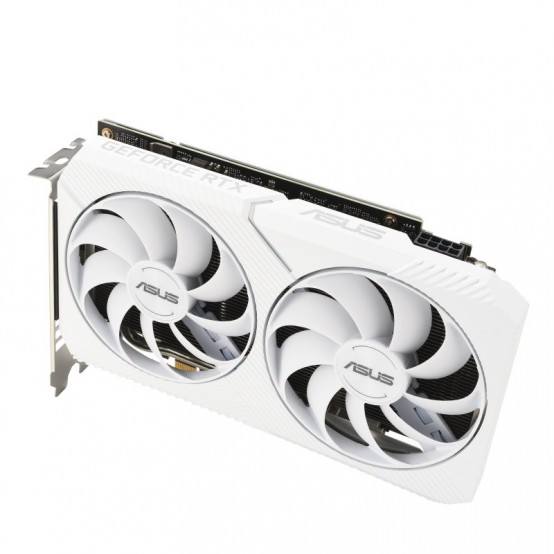 Placa video ASUS Dual GeForce RTX 3060 White OC Edition 8GB GDDR6 DUAL-RTX3060-O8G-WHITE