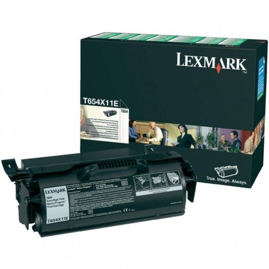 Cartus Lexmark Extra High Yield Return Program Print Cartridge T654X11E