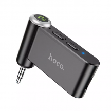 Adaptor Bluetooth Hoco Audio Adapter Bluetooth Magic Music - Aux Jack 3.5mm - Black E58