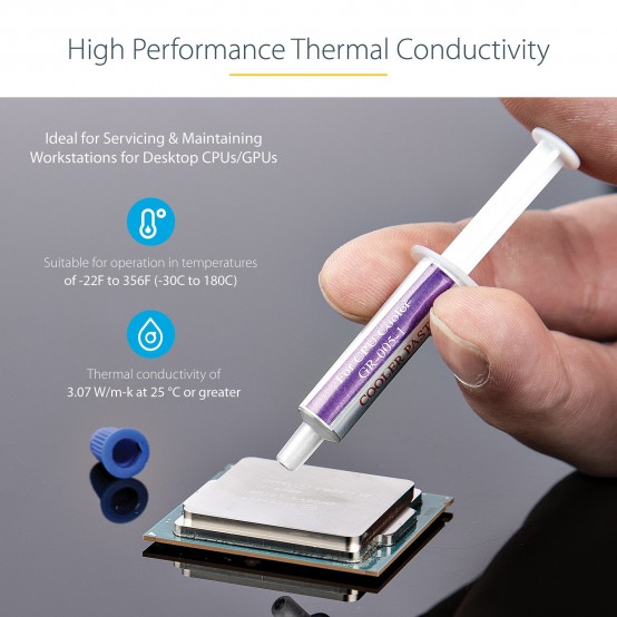 Pasta termoconductoare StarTech.com Thermal Paste, Pack of 5 Syringes SILV5-THERMAL-PASTE