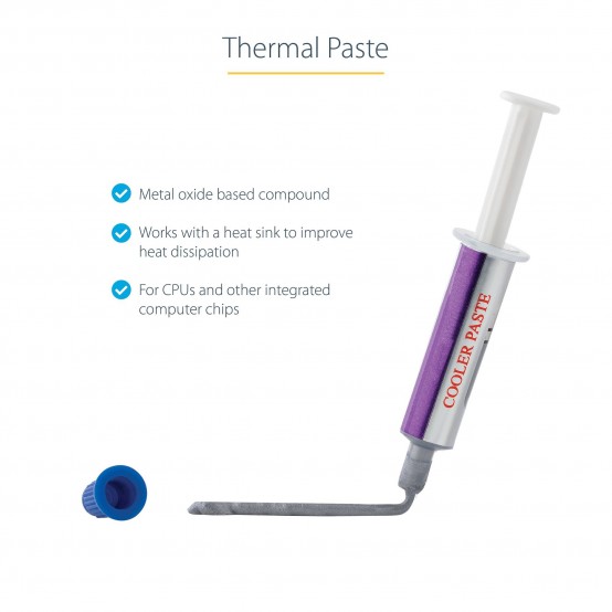 Pasta termoconductoare StarTech.com Metal Oxide Thermal CPU Paste Compound SILVGREASE1