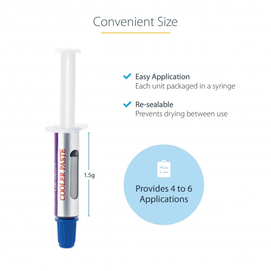 Pasta termoconductoare StarTech.com Metal Oxide Thermal CPU Paste Compound SILVGREASE1