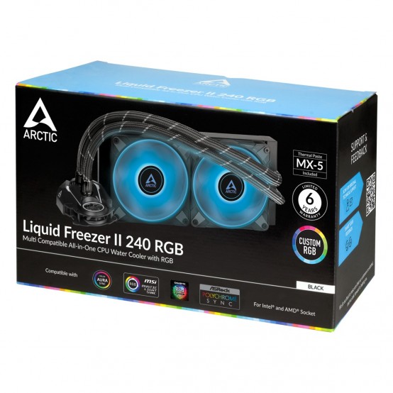 Cooler Arctic Liquid Freezer II 240 RGB Black ACFRE00098A