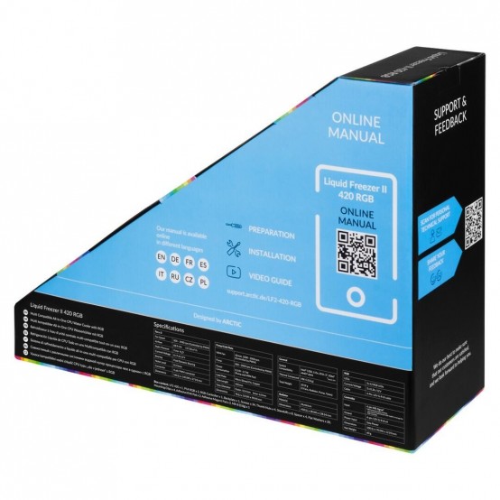Cooler Arctic Liquid Freezer II 420 RGB cu, Controller RGB inclus ACFRE00111A
