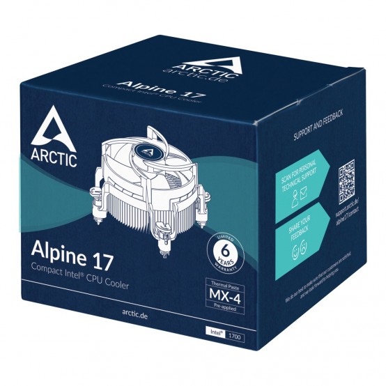 Cooler Arctic Alpine 17, compatibil Intel ACALP00040A