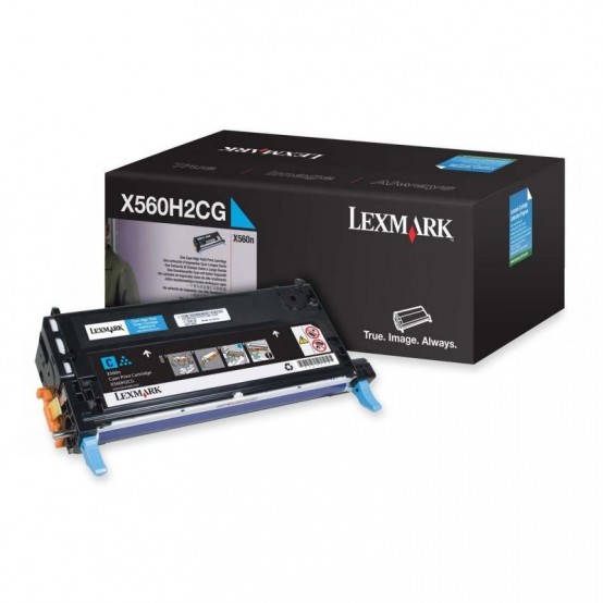 Cartus Lexmark X560 Cyan High Yield Print Cartridge X560H2CG