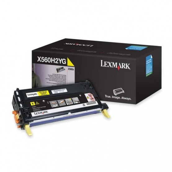 Cartus Lexmark X560 Yellow High Yield Print Cartridge X560H2YG