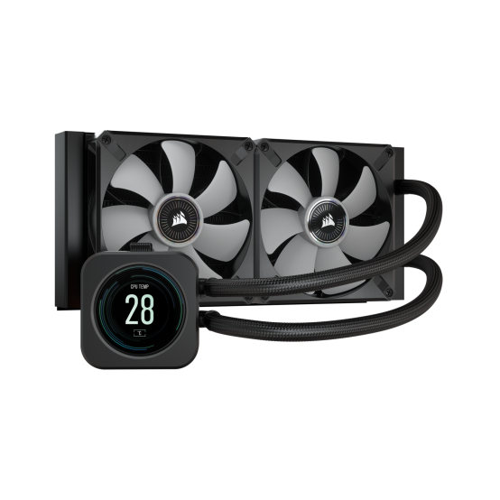 Cooler Corsair iCUE H100i ELITE LCD Display Liquid CPU Cooler CW-9060061-WW