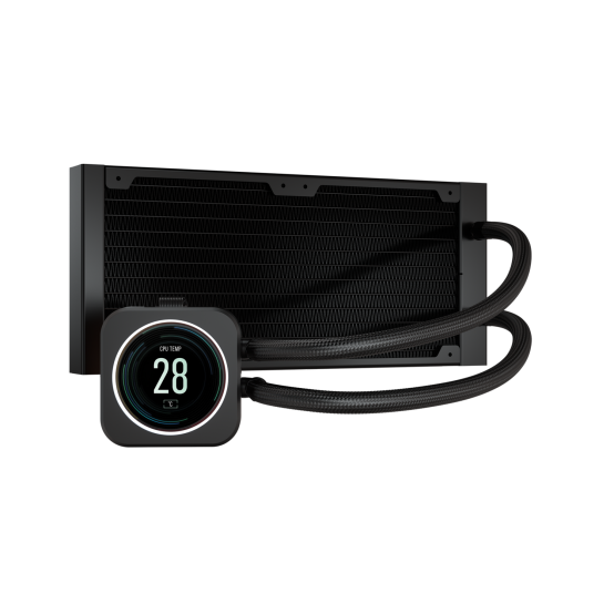 Cooler Corsair iCUE H100i ELITE LCD Display Liquid CPU Cooler CW-9060061-WW