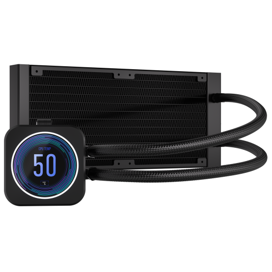 Cooler Corsair iCUE H100i ELITE LCD XT Display Liquid CPU Cooler CW-9060074-WW