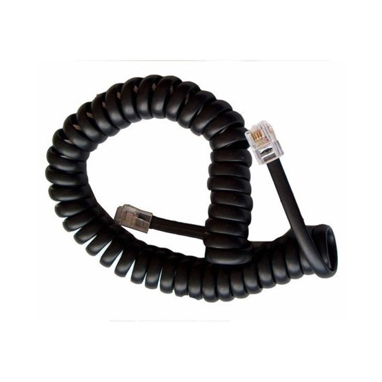 Cablu  CABLU TELEFONIC SPIRALAT 2.1M NEGRU TEL0032A-2.1