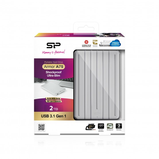Hard disk Silicon Power Armor A75 SP020TBPHDA75S3S SP020TBPHDA75S3S