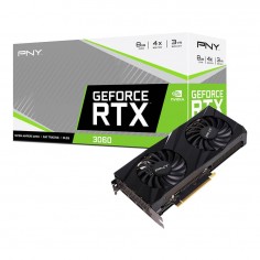 Placa video PNY GeForce RTX 3060 8GB VERTO Dual Fan VCG30608DFBPB1
