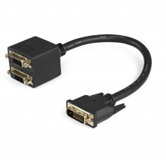 Adaptor StarTech.com 1 ft DVI-D to 2x DVI-D Digital Video Splitter Cable - M/F DVISPL1DD