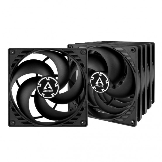 Ventilator Arctic P14 PWM PST, pachet 5 ventilatoare, negru ACFAN00138A
