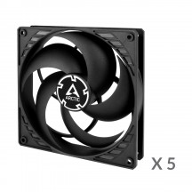 Ventilator Arctic P14 PWM PST, pachet 5 ventilatoare, negru ACFAN00138A