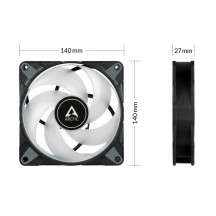 Ventilator Arctic P14 PWM PST RGB 0dB ACFAN00238A