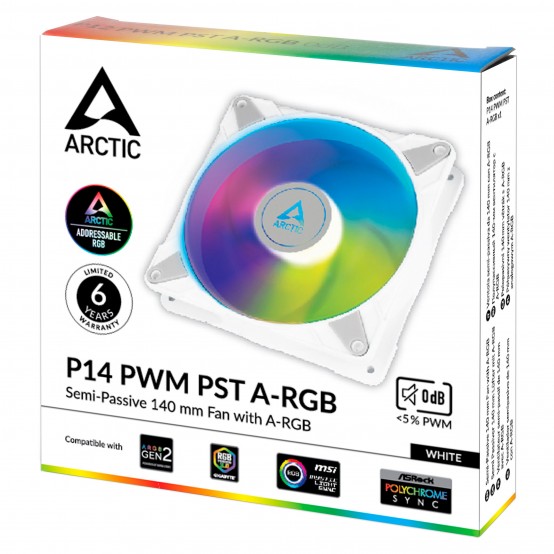 Ventilator Arctic P14 PWM PST A-RGB ACFAN00276A