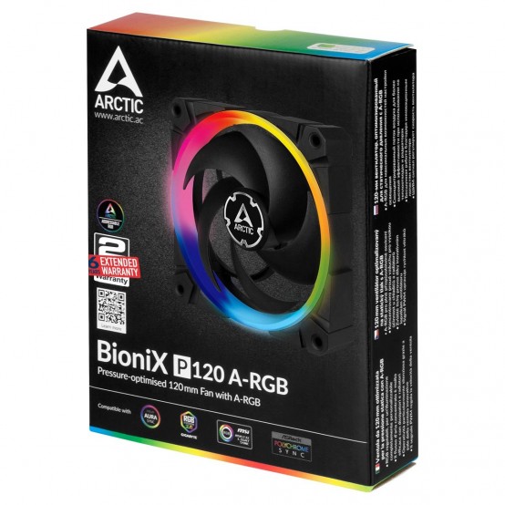 Ventilator Arctic BioniX P120 A-RGB ACFAN00146A