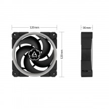 Ventilator Arctic P120 BioniX A-RGB (pachet 3 ventilatoare + Controller) ACFAN00156A