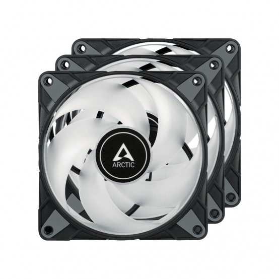 Ventilator Arctic P12 PWM PST A-RGB, (pachet 3 ventilatoare) ACFAN00232A
