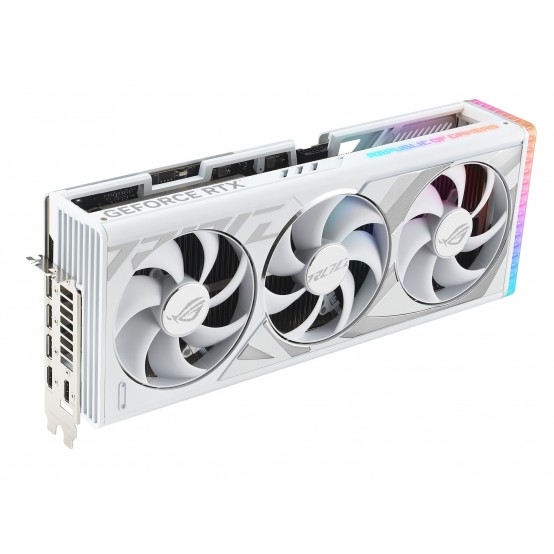 Placa video ASUS ROG Strix GeForce RTX 4090 24GB GDDR6X White OC Edition ROG-STRIX-RTX4090-O24G-WHITE