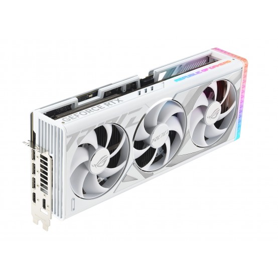 Placa video ASUS ROG Strix GeForce RTX 4090 24GB GDDR6X White OC Edition ROG-STRIX-RTX4090-O24G-WHITE