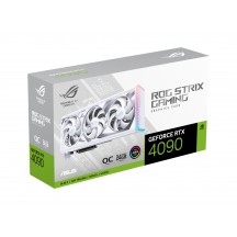 Placa video ASUS ROG Strix GeForce RTX 4090 24GB GDDR6X White OC Edition ROG-STRIX-RTX4090-O24G-WHITE