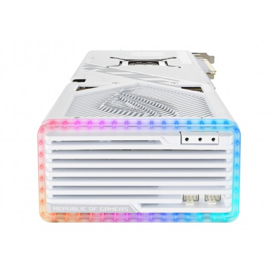 Placa video ASUS ROG Strix GeForce RTX 4090 24GB GDDR6X White OC Edition ROG-STRIX-RTX4090-O24G-WHITE