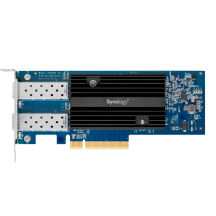 Placa de retea Synology Dual-port SFP28 add-in card designed to accelerate bandwidth-intensive workflows E25G21-F2