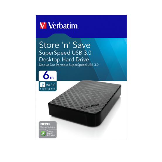 Hard disk Verbatim Verbatim Store 'n' Save 47686