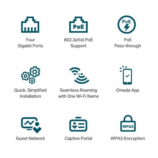Access point TP-Link EAP655-Wall