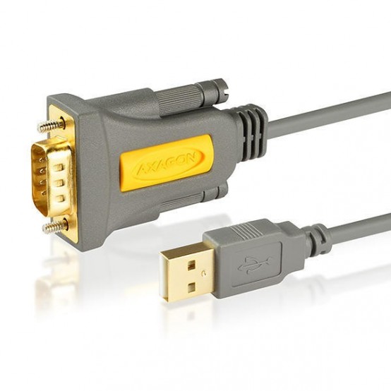 Adaptor Axagon USB2.0 la Serial RS-232 DB9, Adaptor FTDI ADS-1PQ