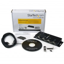 Adaptor StarTech.com 4 Port USB to DB9 RS232 Serial Adapter Hub – Industrial DIN Rail and Wall Mountable ICUSB2324I