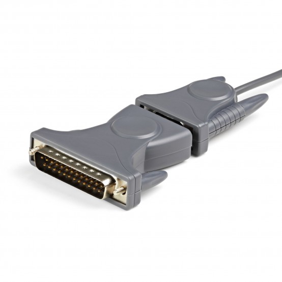 Adaptor StarTech.com USB to RS232 DB9/DB25 Serial Adapter Cable - M/M ICUSB232DB25