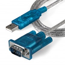 Adaptor StarTech.com 3ft USB to RS232 DB9 Serial Adapter Cable - M/M ICUSB232SM3