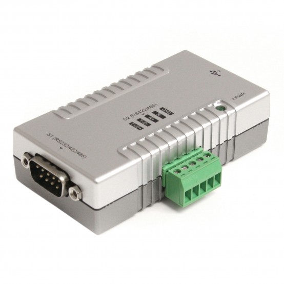 Adaptor StarTech.com 2 Port USB to RS232 RS422 RS485 Serial Adapter with COM Retention ICUSB2324852
