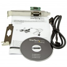 Adaptor StarTech.com 24in Internal USB Motherboard Header to Serial RS232 Adapter ICUSB232INT1