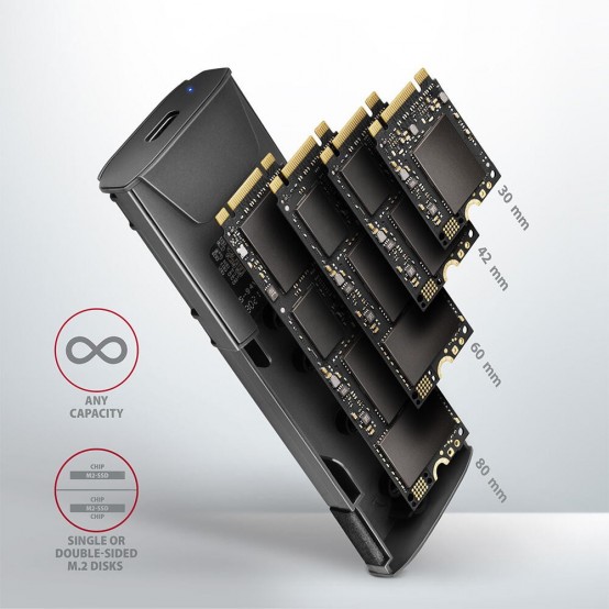Rack Axagon EEM2-GTSA