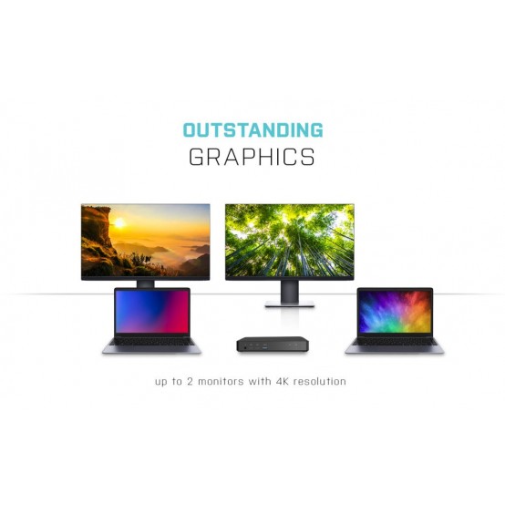 Docking Station iTec USB-C/Thunderbolt KVM Docking station Dual Display + Power Delivery 65/100W C31DUALKVMDOCKPD