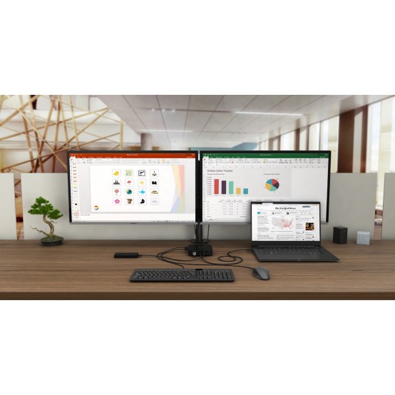 Docking Station iTec USB-C HDMI DP Docking Station with Power Delivery 65W + i-tec Universal Charger 77 W C31HDMIDPDOCKPD65