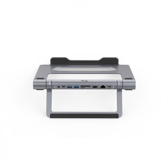 Docking Station iTec Metal Cooling Stand for notebooks (up-to 15.6”) with USB-C Docking Station (Power Delivery 100 W) C31MET