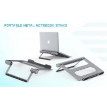 Docking Station iTec Metal Cooling Stand for notebooks (up-to 15.6”) with USB-C Docking Station (Power Delivery 100 W) C31MET