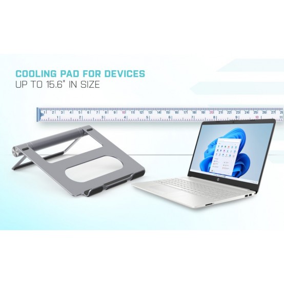 Docking Station iTec Metal Cooling Stand for notebooks (up-to 15.6”) with USB-C Docking Station (Power Delivery 100 W) C31MET